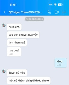 Khách hàng Ms Ngọc